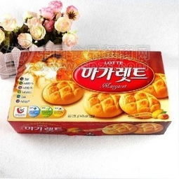 韩国进口食品 LOTTE夹心糕点 营养早餐 乐天玛加力软饼228g